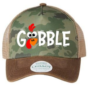 Gobble Funny Turkey Pilgrim Thanksgiving Boys Legacy Tie Dye Trucker Hat