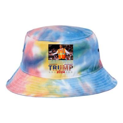 Garbage For Trump 2024 Trump Supporter Tie Dye Newport Bucket Hat