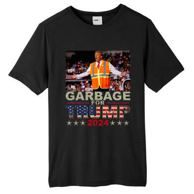 Garbage For Trump 2024 Trump Supporter Tall Fusion ChromaSoft Performance T-Shirt