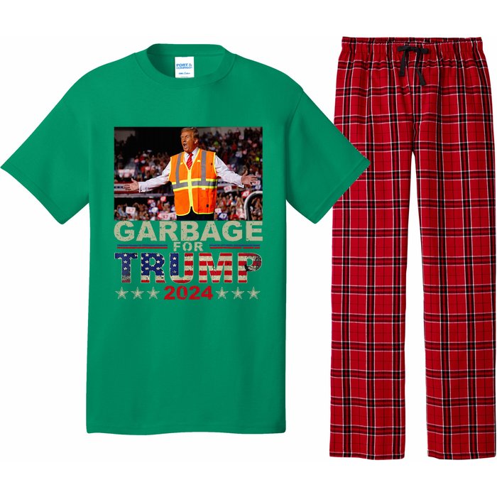 Garbage For Trump 2024 Trump Supporter Pajama Set