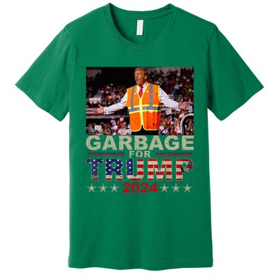 Garbage For Trump 2024 Trump Supporter Premium T-Shirt