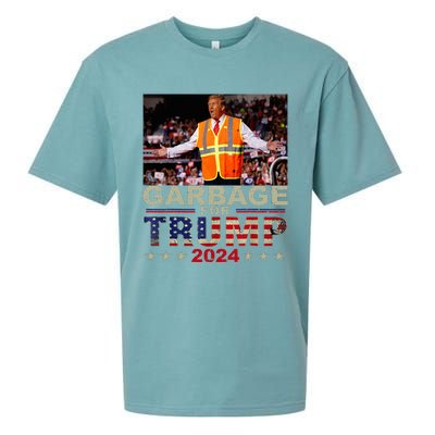 Garbage For Trump 2024 Trump Supporter Sueded Cloud Jersey T-Shirt