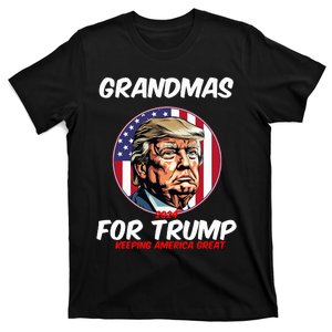 Grandmas For Trump Keeping America Great President 2024 T-Shirt