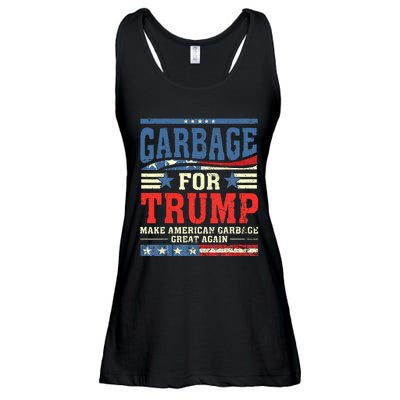 Garbage For Trump Make American Garbage Great Again Ladies Essential Flowy Tank