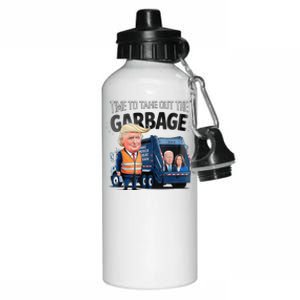 Garbage For Trump 2024 Time To Throw Out Biden Aluminum Water Bottle