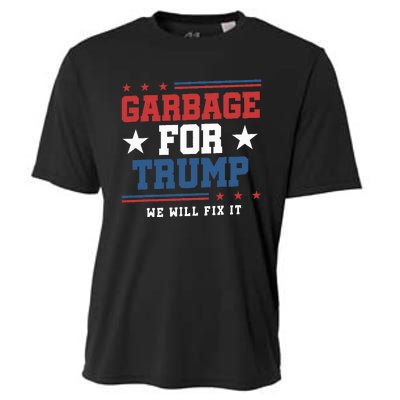 Garbage For Trump Cooling Performance Crew T-Shirt