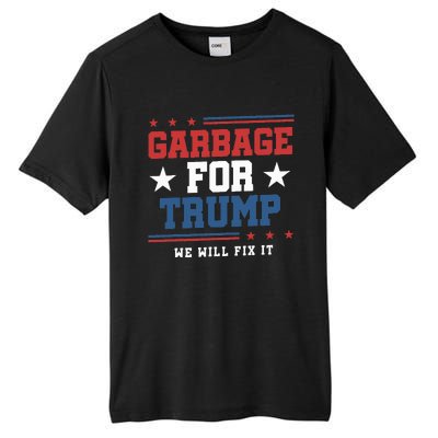 Garbage For Trump Tall Fusion ChromaSoft Performance T-Shirt