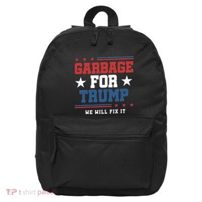 Garbage For Trump 16 in Basic Backpack