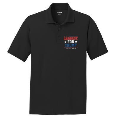 Garbage For Trump PosiCharge RacerMesh Polo