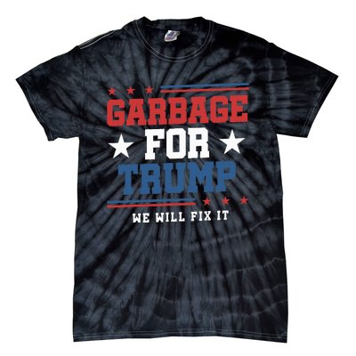 Garbage For Trump Tie-Dye T-Shirt