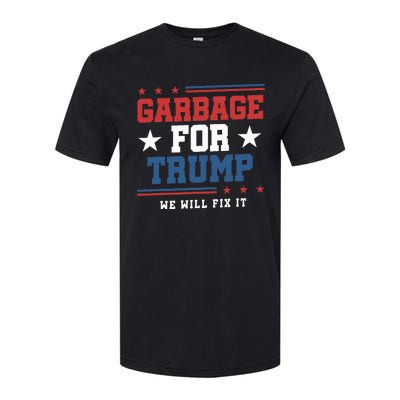 Garbage For Trump Softstyle® CVC T-Shirt