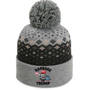 Garbage For Trump Proud Maga Garbage Trump Supporter The Baniff Cuffed Pom Beanie