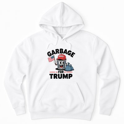 Garbage For Trump Proud Maga Garbage Trump Supporter Hoodie