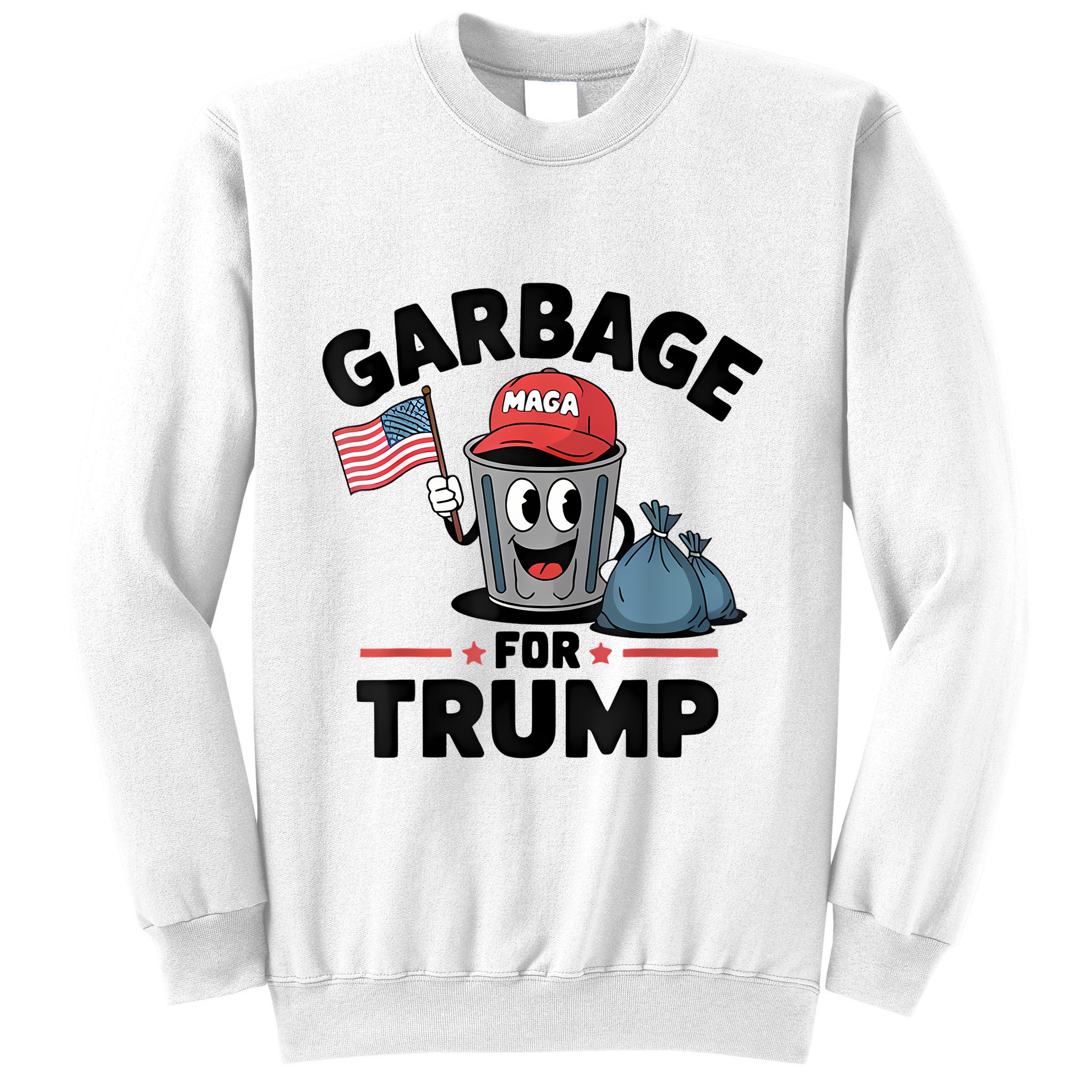 Garbage For Trump Proud Maga Garbage Trump Supporter Sweatshirt