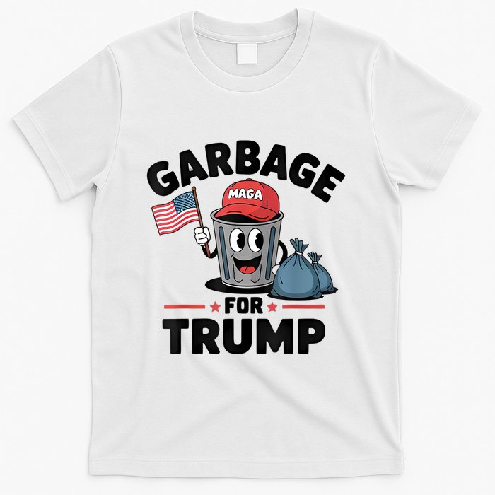 Garbage For Trump Proud Maga Garbage Trump Supporter T-Shirt
