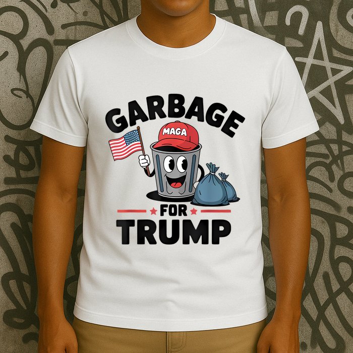 Garbage For Trump Proud Maga Garbage Trump Supporter T-Shirt