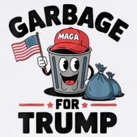 Garbage For Trump Proud Maga Garbage Trump Supporter T-Shirt