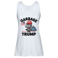 Garbage For Trump Proud Maga Garbage Trump Supporter Ladies Essential Flowy Tank