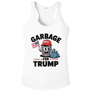 Garbage For Trump Proud Maga Garbage Trump Supporter Ladies PosiCharge Competitor Racerback Tank