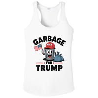 Garbage For Trump Proud Maga Garbage Trump Supporter Ladies PosiCharge Competitor Racerback Tank