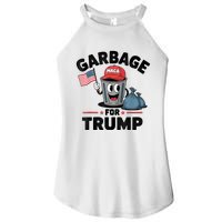 Garbage For Trump Proud Maga Garbage Trump Supporter Women's Perfect Tri Rocker Tank