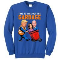 Garbage For Trump 2024 Funny Time To Take Out Garbage Biden Sweatshirt