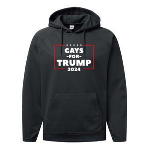 Gays For Trump Performance Fleece Hoodie