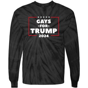 Gays For Trump Tie-Dye Long Sleeve Shirt