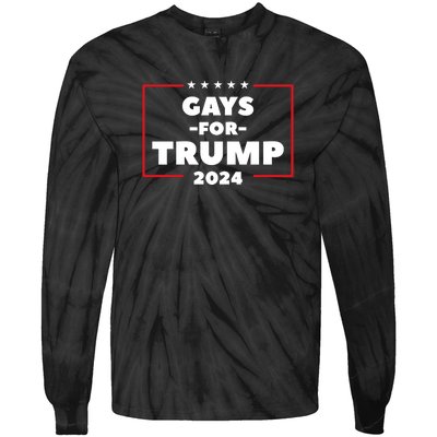 Gays For Trump Tie-Dye Long Sleeve Shirt