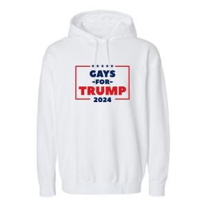 Gays For Trump Garment-Dyed Fleece Hoodie