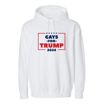 Gays For Trump Garment-Dyed Fleece Hoodie