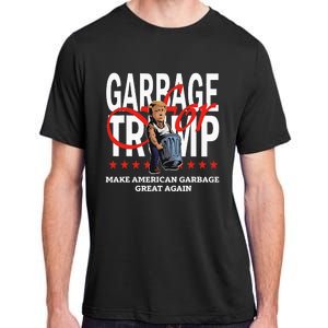 Garbage For Trump 2024 Make American Garbage Great Again Adult ChromaSoft Performance T-Shirt