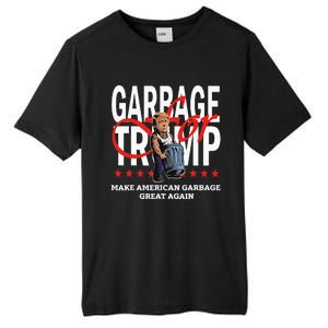 Garbage For Trump 2024 Make American Garbage Great Again Tall Fusion ChromaSoft Performance T-Shirt