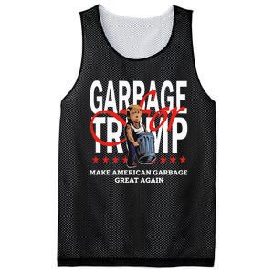 Garbage For Trump 2024 Make American Garbage Great Again Mesh Reversible Basketball Jersey Tank