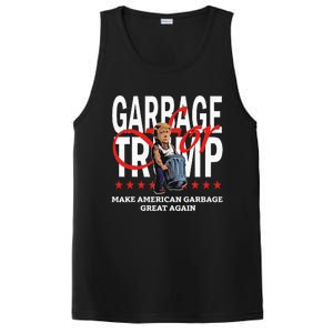 Garbage For Trump 2024 Make American Garbage Great Again PosiCharge Competitor Tank