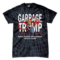 Garbage For Trump 2024 Make American Garbage Great Again Tie-Dye T-Shirt