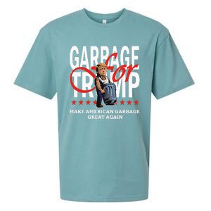 Garbage For Trump 2024 Make American Garbage Great Again Sueded Cloud Jersey T-Shirt