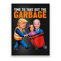 Garbage For Trump 2024 Funny Time To Take Out Garbage Biden Poster