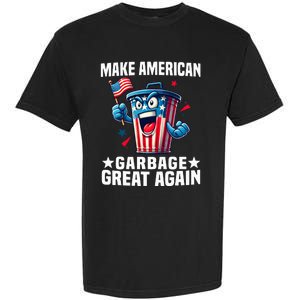 Garbage For Trump 2024 Make American Garbage Great Again Garment-Dyed Heavyweight T-Shirt