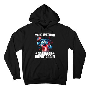 Garbage For Trump 2024 Make American Garbage Great Again Hoodie