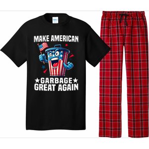 Garbage For Trump 2024 Make American Garbage Great Again Pajama Set