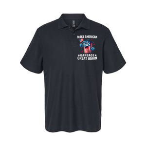 Garbage For Trump 2024 Make American Garbage Great Again Softstyle Adult Sport Polo