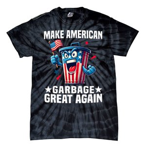 Garbage For Trump 2024 Make American Garbage Great Again Tie-Dye T-Shirt