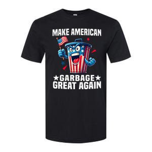 Garbage For Trump 2024 Make American Garbage Great Again Softstyle CVC T-Shirt