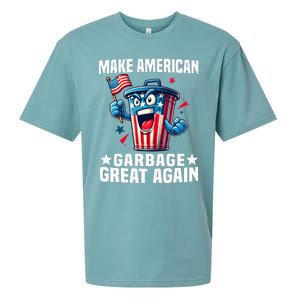 Garbage For Trump 2024 Make American Garbage Great Again Sueded Cloud Jersey T-Shirt