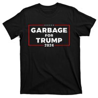 Garbage For Trump 2024 Team Garbage Presidential Election T-Shirt