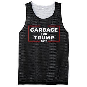 Garbage For Trump 2024 Team Garbage Presidential Election Mesh Reversible Basketball Jersey Tank