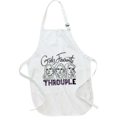 God’S Favourite Throuple Full-Length Apron With Pockets