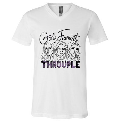 God’S Favourite Throuple V-Neck T-Shirt