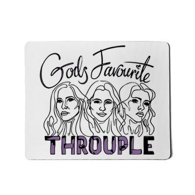 God’S Favourite Throuple Mousepad